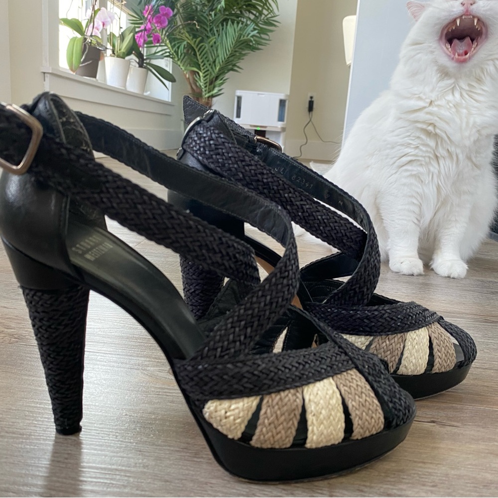 STUART WEITZMAN 4” Rope Platforms